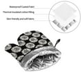 thumbnail image 6 of Cauagu White Sunflowers Print Oven Mitts and Pot Holders 4 pcs Set,Extra Thicken Long Kitchen Oven Glove Potholders BBQ Gloves-Oven Mitts and Pot Holders(11 Inch), 6 of 6