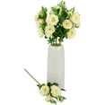 thumbnail image 3 of Northlight Real Touch™ White Artificial Camellia Rose Floral Sprays, Set of 6 - 23", 3 of 9