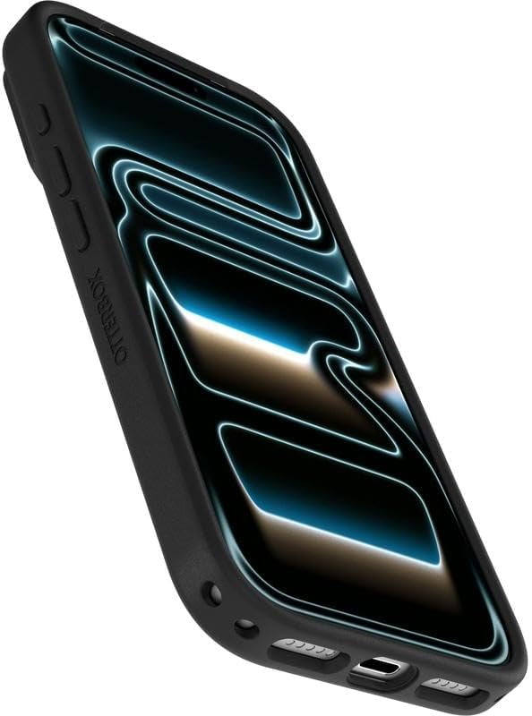 OtterBox iPhone 17 Pro (Only) Bundle: Symmetry Series+ Case & Screen Protector - Black - Snaps to MagSafe - Ultra-Sleek - Raised Edges Protect Camera & Screen - Non-Retail Packaging