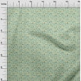 thumbnail image 3 of oneOone Cotton Flex Mint Green Fabric Floral Sewing Craft Projects Fabric Prints By Yard 40 Inch Wide, 3 of 5