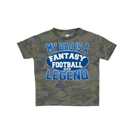 

Inktastic My Dad is a Fantasy Football Legend Gift Toddler Boy or Toddler Girl T-Shirt