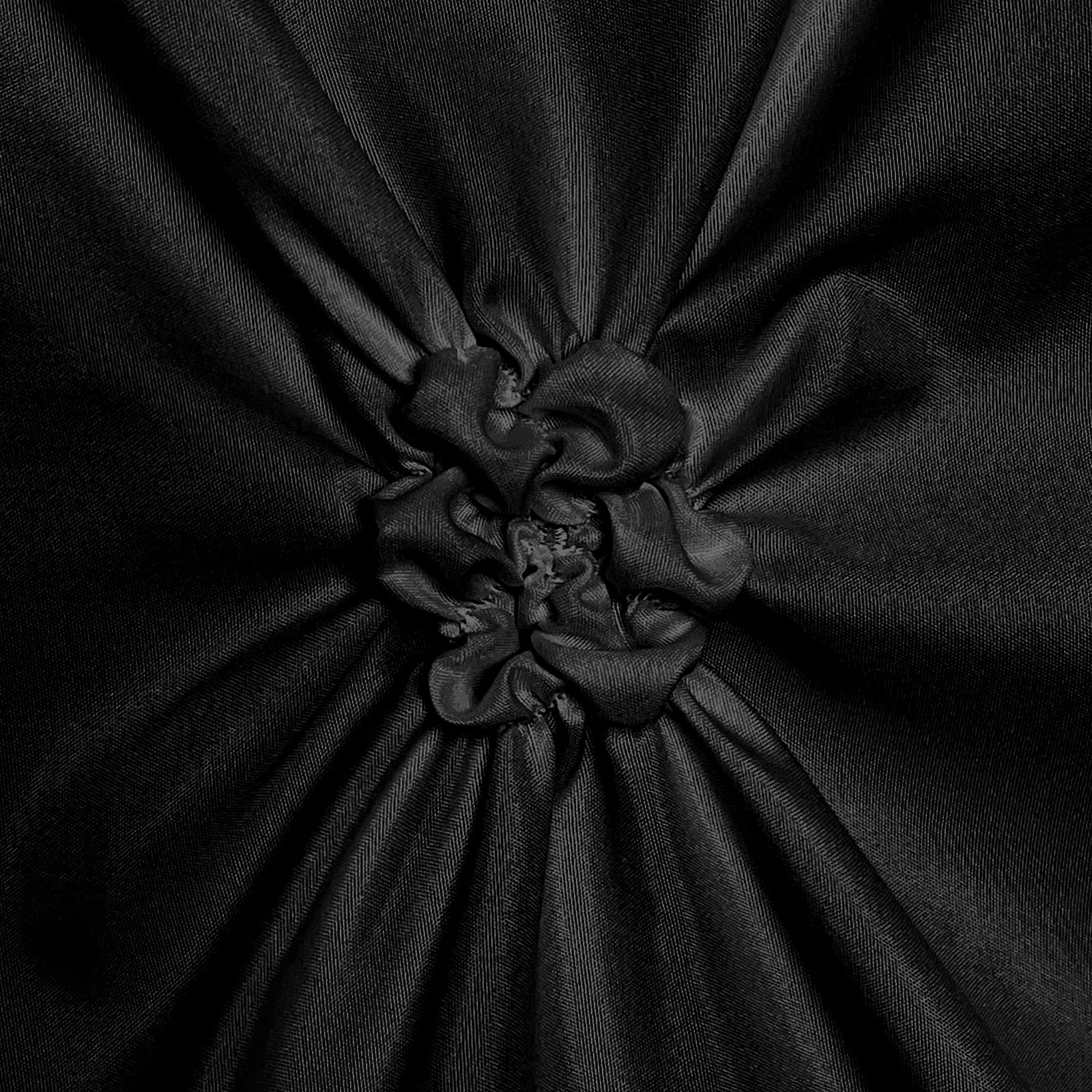 NixiYa Black Shower Curtain Modern Farmhouse Fabric Shower Curtain for Bathroom Decor 72" x 72"