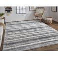thumbnail image 5 of HomeRoots 514447 12 x 15 ft. Gray, Ivory & Black Abstract Hand Woven Area Rug, 5 of 5