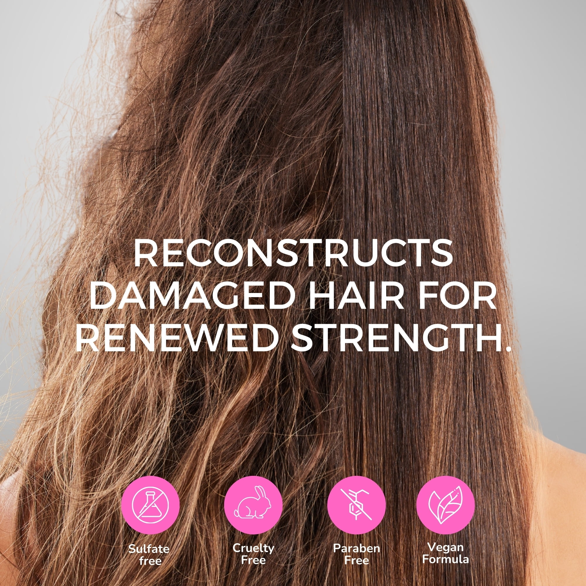 Kerazon Brazilian Hair BTX Smoothing Treatment Damage Repair Hair Mask Volume Control For All Hair Types 32oz