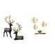 thumbnail image 1 of Colección De Estatuas De Resina De Alce Y Esculturas De Hojas Para Mueble De Mesa, Bodas, Inauguración De La Casa, Cumpleaños, Fiestas, Decoración Moderna Para El Hogar, Coleccionables., 1 of 8