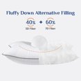 thumbnail image 4 of Bed Pillows Set of Cooling & Supportive Full Pillows with Down Alternative Filling for Side and Back Sleepers Hotel Quality, 4 of 7
