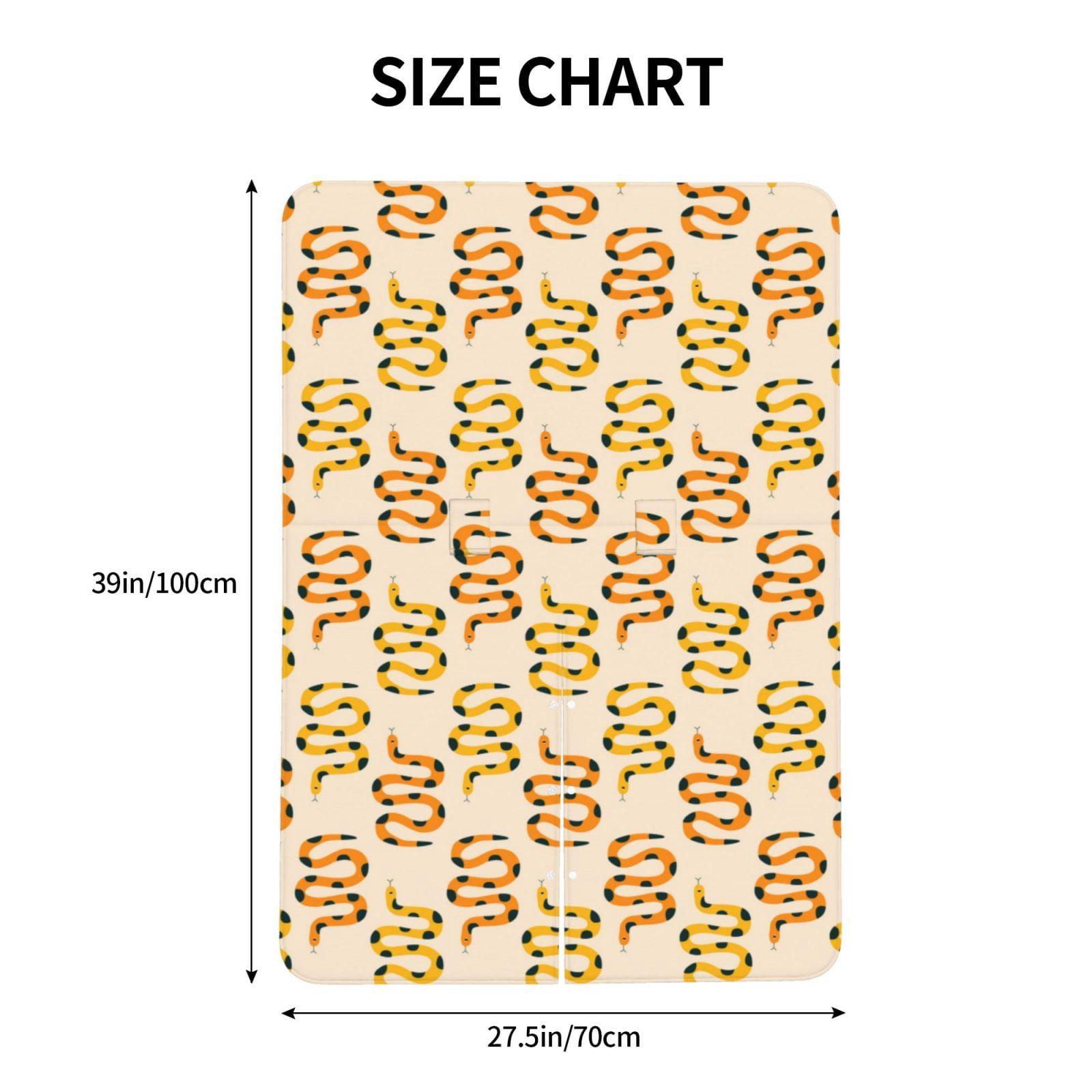 Naloa Hand Drawn Snake Baby Car Seat Cover, Breathable Baby Carrier Cover, Multiuse Baby Carrier Cover & Nursing Breastfeeding Cover