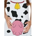 thumbnail image 4 of Old Glory Maternity Halloween Cow Costume Udders Funny Short Sleeve Graphic T Shirt, 4 of 6