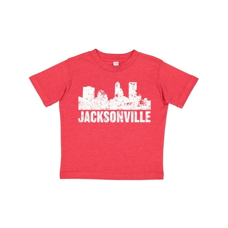 

Inktastic Jacksonville Skyline Grunge Gift Toddler Boy or Toddler Girl T-Shirt