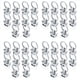 thumbnail image 1 of 40 Piezas de Raíl en L de un Solo Perno, Capacidad de 4.000 Lb con Anillo Redondo de Acero Inoxidable, Control de Carga de Aluminio, 1 of 5
