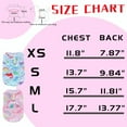 thumbnail image 3 of Riklu 4 Packs Dog Shirts for Small Dog, Pet T-Shirts Clothes Dog Vest with Cute Pattern for Puppy Boy Girl XS, 3 of 5
