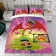 thumbnail image 4 of Dragón Americano Jake Long Conjunto de sábanas temático, trío de piezas, cómodo y amigable con la piel, diseño único, regalo de decoración para el hogar para familiares, amigos y fans,173cm *218cm, 4 of 6