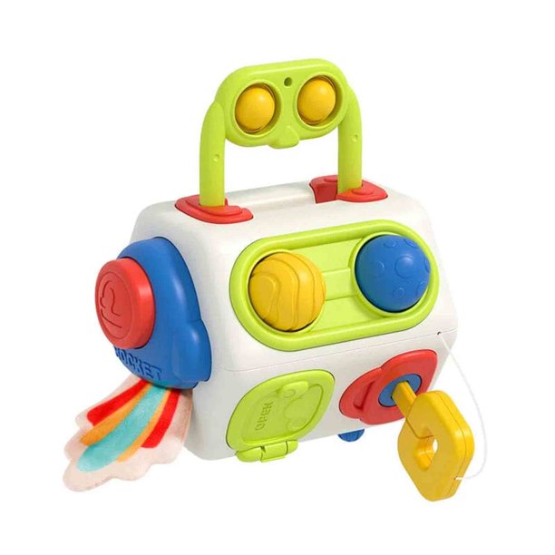 Jouet de préhension pour bébé avec balle à trous - Développement Jouet de préhension pour bébé avec balle à trous - Développement