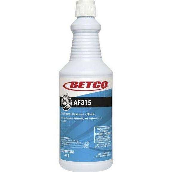 Betco AF315 Disinfectant Cleaner, Each