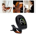 thumbnail image 1 of Digital Metronome Tuner, 30-280bpm Multifunctional High Sensitivity Metronome Tuner with Swivel Clamp, Rechargeable Instrument Tuner for Guitar, Bass, Violin, Ukulele, 1 of 7