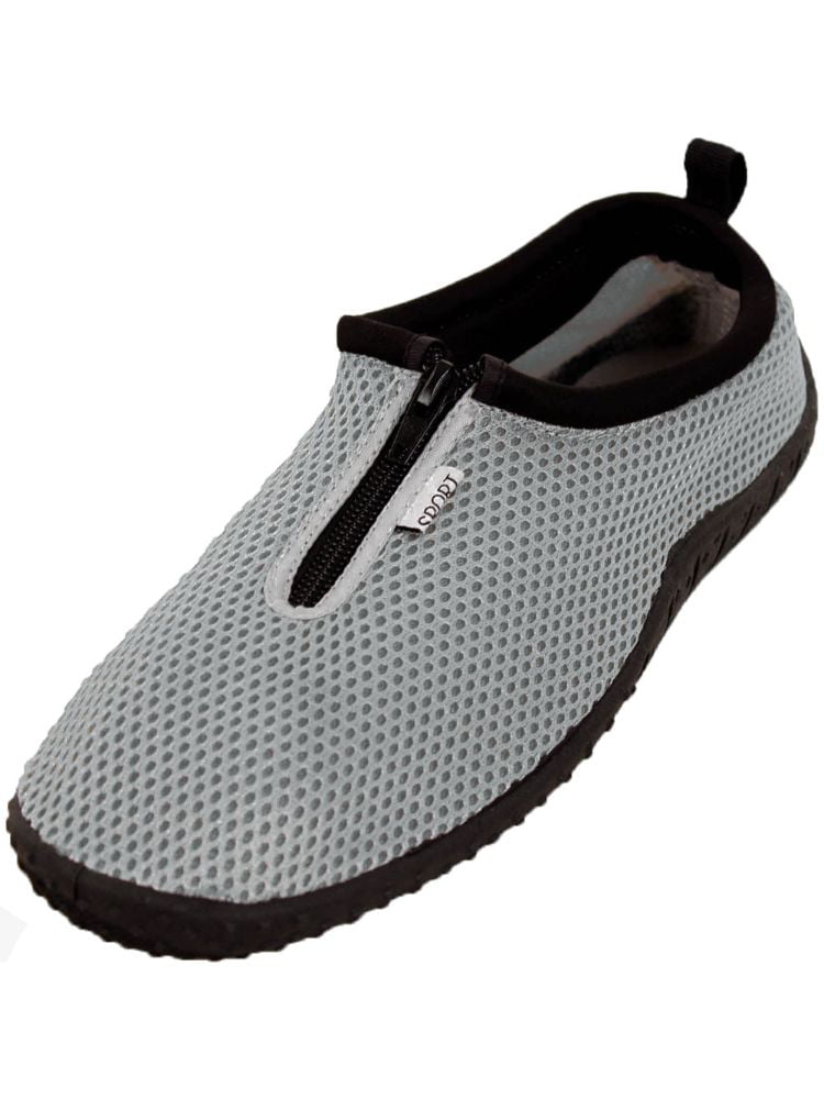 Details about   Womens Water Shoes Aqua Socks Zip Up Slip On Flexible Pool Beach Swim Surf Yoga 
