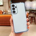 thumbnail image 1 of For Samsung Galaxy S25 Case Electroplated Frame TPU Soft Phone Cover - Blue, 1 of 5