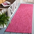 thumbnail image 2 of Safavieh Courtyard Mitre Geometric Indoor/Outdoor Runner Rug, Red, 2'3" x 8', 2 of 11