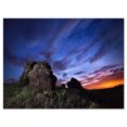 thumbnail image 2 of Summer Night Blue Sky - Landscape Photography Canvas Art Print, 2 of 3