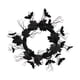 thumbnail image 2 of Murciélagos de imitación de Halloween, guirnalda de ramas muertas, guirnalda decorativa negra de hojas simuladas, accesorio para colgar en la puerta, decoración para puerta de entrada, corona de Hallo, 2 of 8