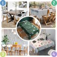 thumbnail image 5 of Lucky Leaf Clover Shamrock Tablecloth,Wipeable Polyester Table Cover for Rectangle Tables,Durable Tablecloths Decoration Tablecloths for Spring Easter Picnic Kitchen, 5 of 6
