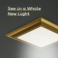 thumbnail image 6 of Next Glow Ultra Slim 7" LED Ceiling Light Fixture, 3000K Square, Dimmable Flush Mount Light, Black, 6 of 9