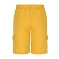 thumbnail image 6 of RYDCOT Men's Casual Cargo Shorts Elastic Waist Drawstring Breathable Outdoor Summer Beach Shorts with Pockets Hiking Shorts Yellow, 6 of 6