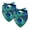 Multi-colored 2, variant on PhooArto Abstract Blue Peacock Background Dog Bandanas, 2 Pack Soft Washable Pet Scarf Triangle for Large Dogs Puppies and Cats