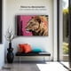 thumbnail image 3 of Cuadro Decorativo Marco Flotante Melena Majestuosa 90x60 Canvas Revolution Marco Blanco, 3 of 3