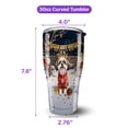 thumbnail image 5 of Happy New Year 2026 Shih Tzu Holiday Balloons Party Snow 30oz Stainless Steel Tumbler Insulated Cup with Lid Lion Dog Lover Gifts - 13018, 5 of 5