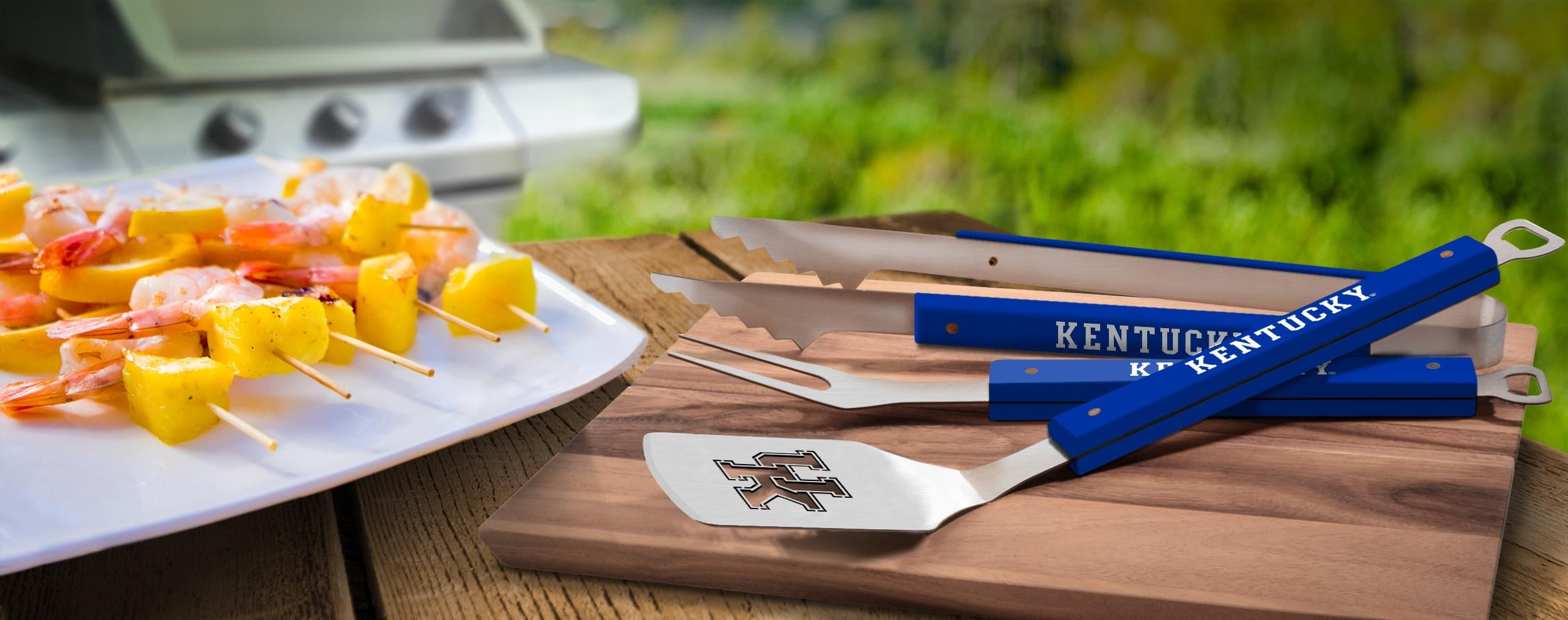 YouTheFan NCAA Kentucky Wildcats Spirit Series 3pc BBQ Set