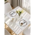 thumbnail image 5 of Farmhouse Wreath Placemats Set of 8, Sweet Home Rustic Plants Texture Grey Wood Placemats for Dining Table, Place Mats for Kitchen Tabletop, Waterproof Wipeable Dining Table Mats Set, 5 of 9