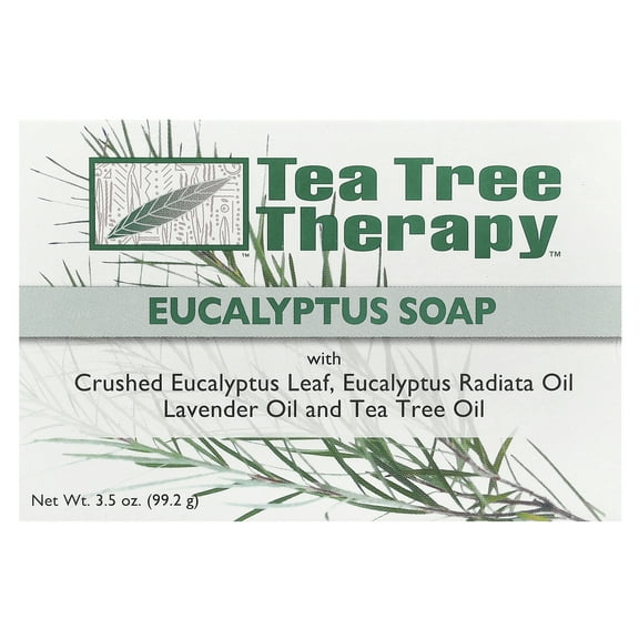 Tea Tree Therapy Tea Tree Therapy Eucalyptus Soap Vegetable Base - 3.5 Ounce