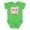 Apple Green, variant on Kawaii I Love Pigs Boys or Girls Baby Bodysuit