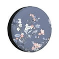 thumbnail image 2 of Balery Watercolor Flowers Butterfly Tire Covers - Tough Tire Wheel Protector for Truck, SUV, Trailer, Camper, RV -17 inch, 2 of 8
