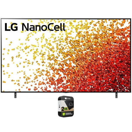 LG 65NANO90UPA 65 Inch HDR 4K UHD Smart NanoCell LED TV (2021) Bundle with Premium Extended Warranty