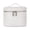 Beige(7.6*5.5*6 in), variant on Makeup Bag, Travel Make up Case with Compartments and Handle, Portable Cosmetic Organizer Bags,Toiletry Bag for Women
