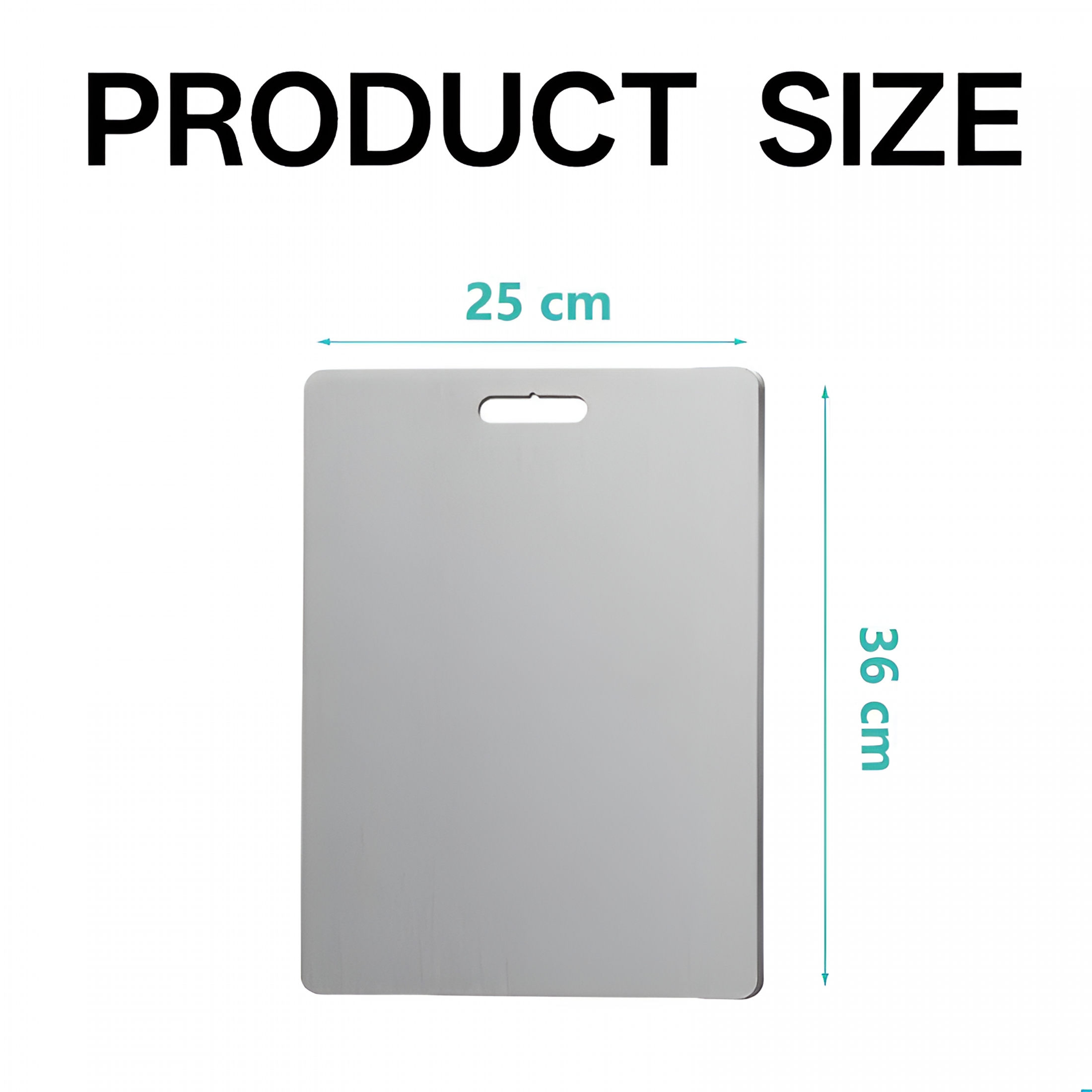 ACDANC 2026 New Premium Titanium Coated Cutting Board-Double-Sided Steel Chopping Mat for Kitchen,Cutting Boards for Kitchen Non Toxic Medical-Grade,Dishwasher Safe,Non-Toxic (14 X 10 In),Silver