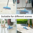 thumbnail image 4 of LandHope Floor Scrub Brush,51"Long Metal Handle & Soft-Bristled Push Broom for Indoor&Outdoor-Blue, 4 of 7