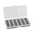 thumbnail image 2 of Guardoinrt 30 Grids Bobbin Storage Box Bobbins Container Thread Organizer for bobbins spools Bobbin Holder Gray, 2 of 6