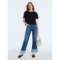 thumbnail image 5 of Scoop Women's and Women's Plus Benton Cuffed Ankle Jeans, 25", 27", and 29" Inseams, Sizes 0-26W, 5 of 5