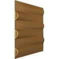 thumbnail image 2 of Ekena Millwork 19 5/8"W x 19 5/8"H Naomi EnduraWall Decorative 3D Wall Panel, Bright Coat Gold (Covers 2.67 Sq. Ft.), 2 of 6