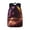 Fiery Galaxy Wolf Pattern, variant on Construction Trucks Pattern Kids Travel Backpack for Teen Boys Girls Book Bag with Adjustable Straps for Elementary Middle Students Back to School Gifts