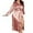 Pink, variant on PMVFHDE Womens Plus Size Fashion Faux Silk Nightgown Casual Nightgown And Bathrobe Plus Size Nightgowns For Women Black,XXXXXL
