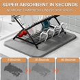 thumbnail image 2 of Stone Dish Drying Mat for Kitchen Counter x DirtDiatomaceous Earth Dish Mat Super Absorbent with Pad Sustainable Fast Dry for Kitchen Bathroom Vanity Top, 2 of 7