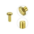 thumbnail image 4 of Brass Hex Bolts, M8x20mm 5 Pack Fully Thread Grade 4.8 Machine Screws, 4 of 5
