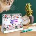 thumbnail image 5 of Kumdkd Desk Calendar 2026-2027, Anti Ink Bleed, Plastic Cover, Ample Space, 18 Months Until June 2027, 8"x8"Seasonal Wall Calendar 2026 for Home, Office, Teacher Supplies- Colorful, 5 of 6