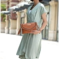 thumbnail image 2 of MKF Collection Remi Women's Crossbody Bag Vegan Leather Shoulder Bag Handbag by Mia K - Olive, 2 of 7