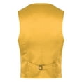 thumbnail image 2 of Doomiva Men Sequin Shiny Blazer Vest Sleeveless Waistcoat V-Neck Stage Performance Gold L, 2 of 7