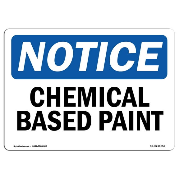SignMission OS-NS-A-1824-L-10556 18 x 24 in. OSHA Notice Sign - Chemical Based Paint